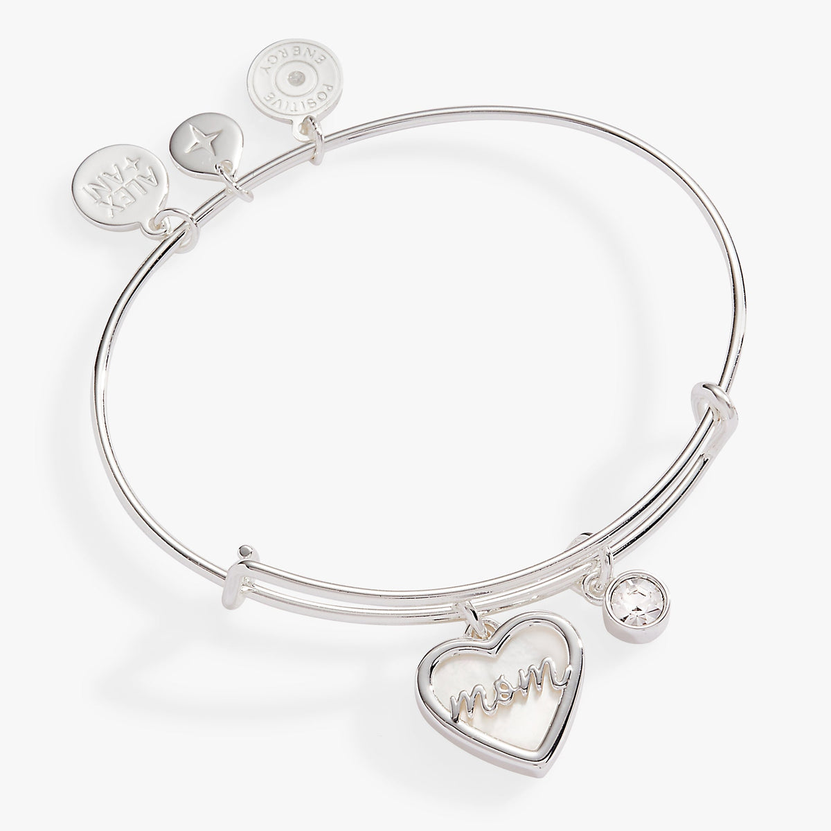 Alex and Ani Mom Mother of Pearl Bangle