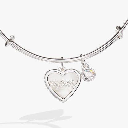 Alex and Ani Mom Mother of Pearl Bangle