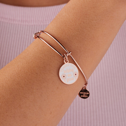 Alex and Ani Thanks For Helping Me Grow' Flower Charm Bangle