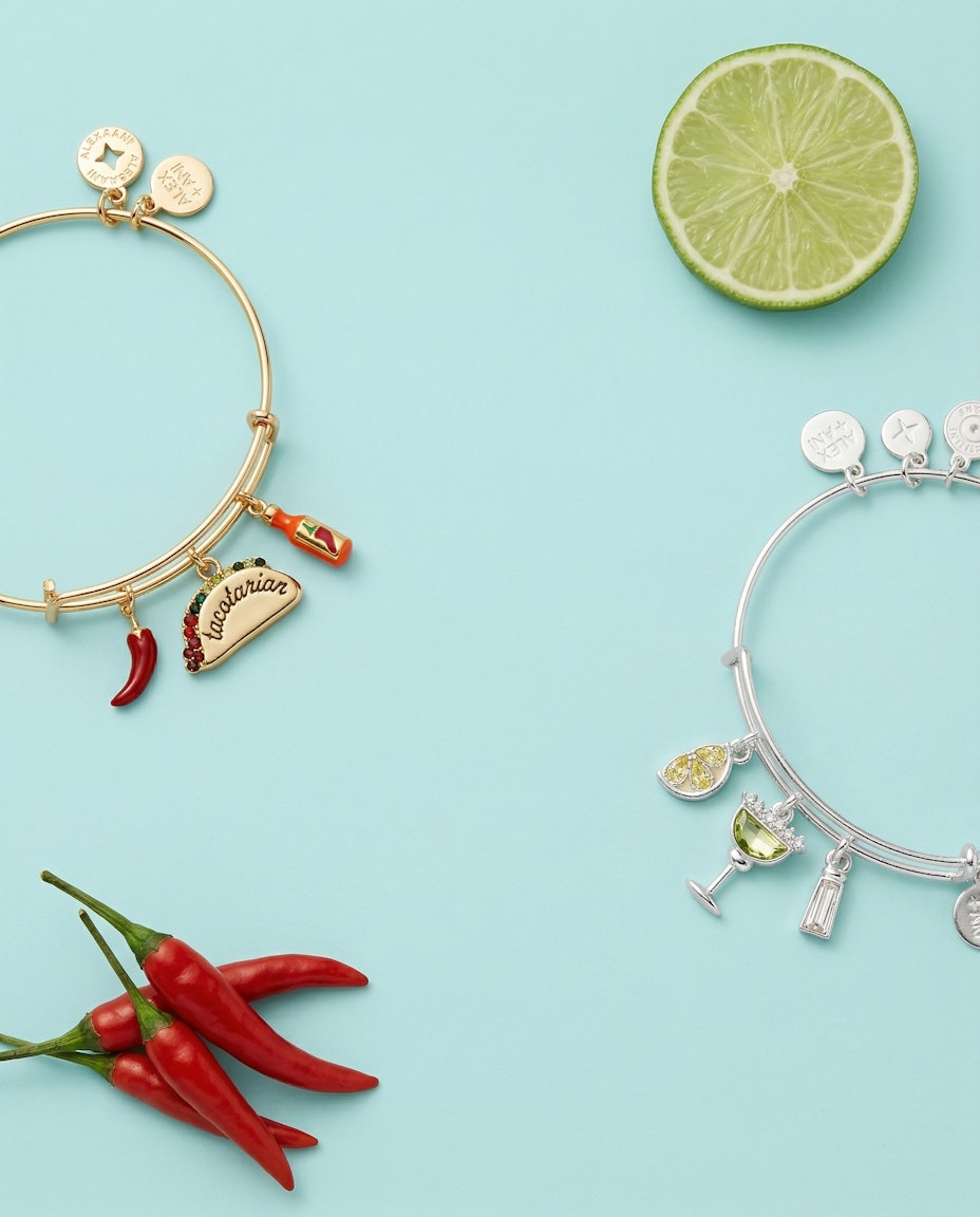 Alex and Ani Tacotarian' Multi Charm Bangle