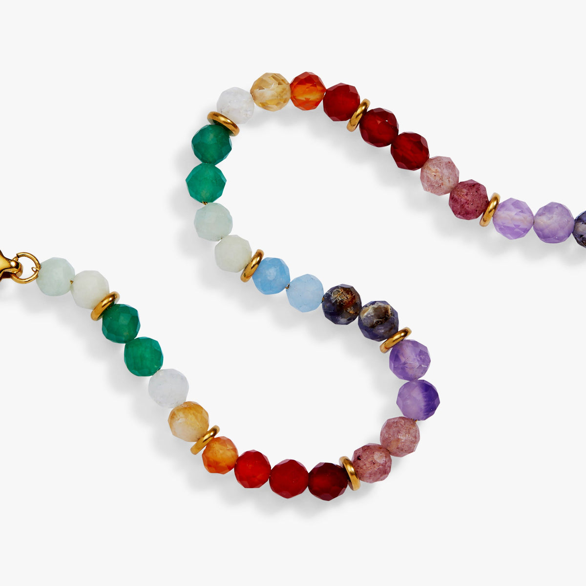 Alex and Ani Rainbow Ombre Semi-Precious Beaded Bracelet