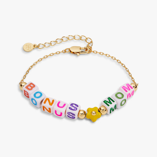 Alex and Ani Bonus Mom' Alphabet Bead Linear Bracelet