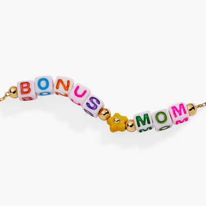 Alex and Ani Bonus Mom' Alphabet Bead Linear Bracelet