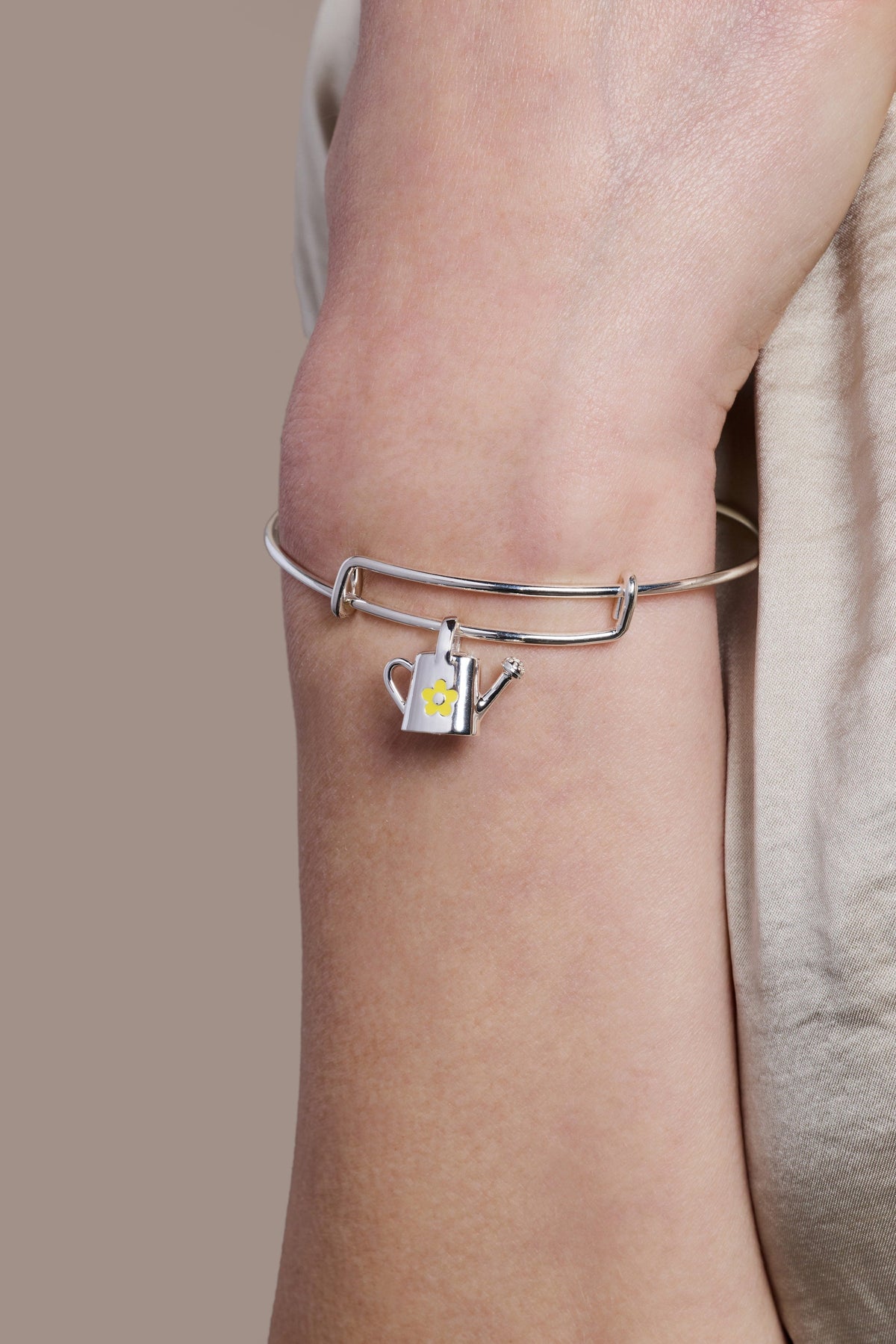 Alex and Ani Watering Can Charm Bangle