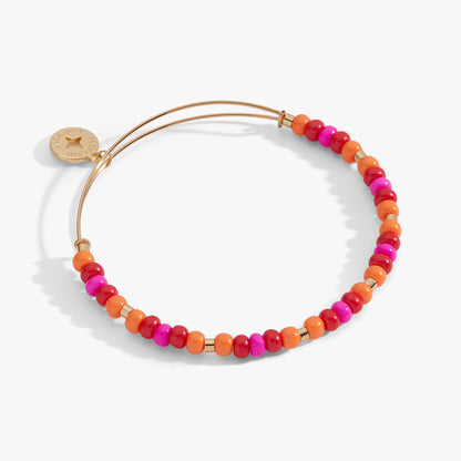 Alex and Ani Summer Hues Beaded Charm Bangle