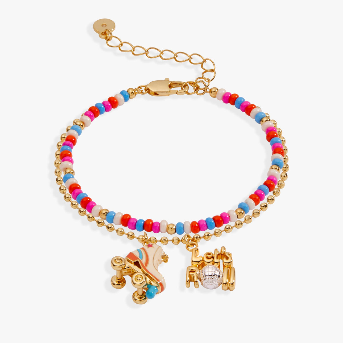 Alex and Ani 70s Roller Skate Double Strand Bracelet