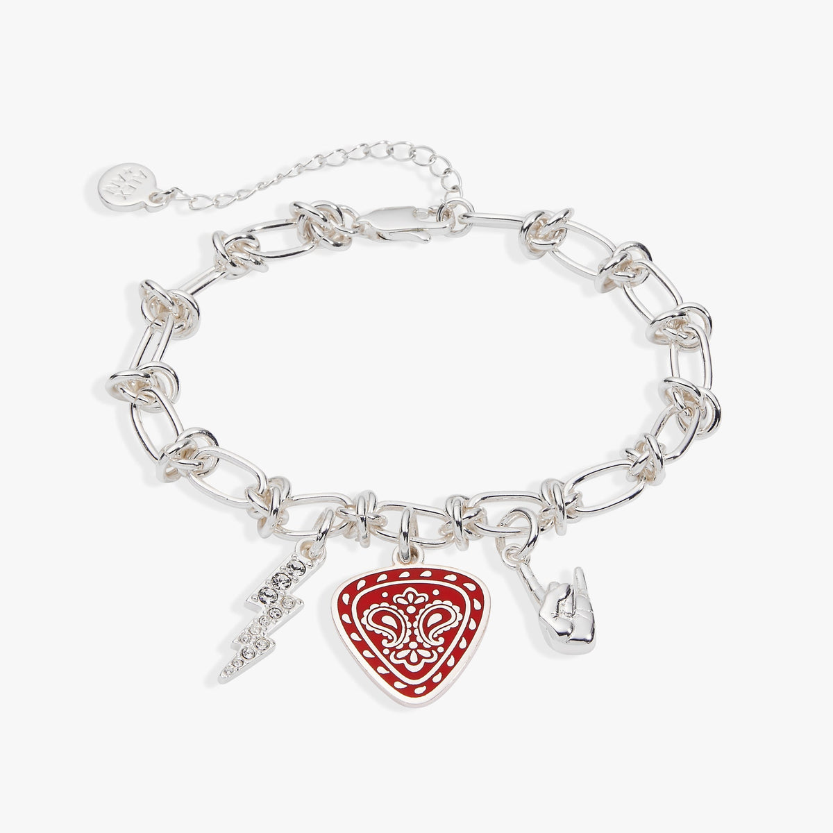 Alex and Ani 80's Rock Star Charm Chain Bracelet