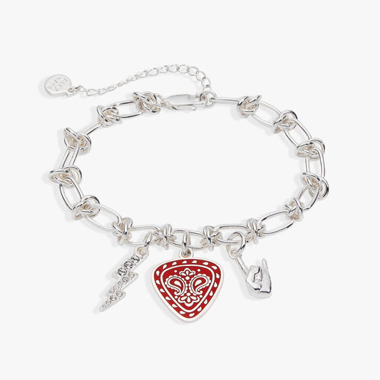 Alex and Ani 80's Rock Star Charm Chain Bracelet