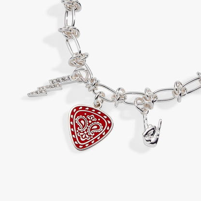 Alex and Ani 80's Rock Star Charm Chain Bracelet