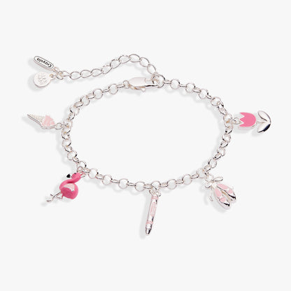 Alex and Ani Crayola Tickle Me Pink Charm Bracelet