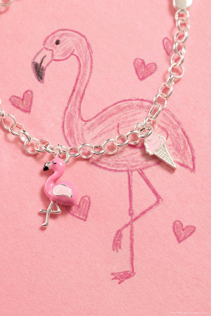 Alex and Ani Crayola Tickle Me Pink Charm Bracelet