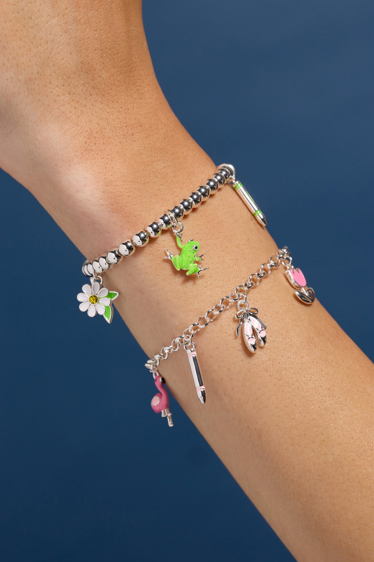Alex and Ani Crayola Tickle Me Pink Charm Bracelet