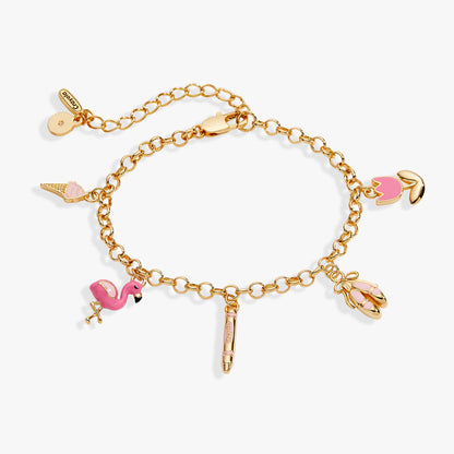 Alex and Ani Crayola Tickle Me Pink Charm Bracelet