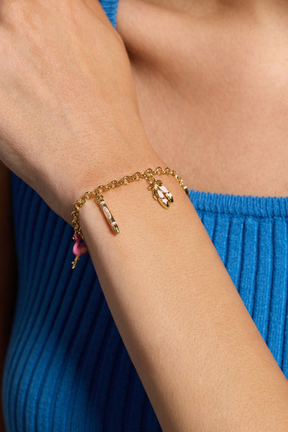 Alex and Ani Crayola Tickle Me Pink Charm Bracelet