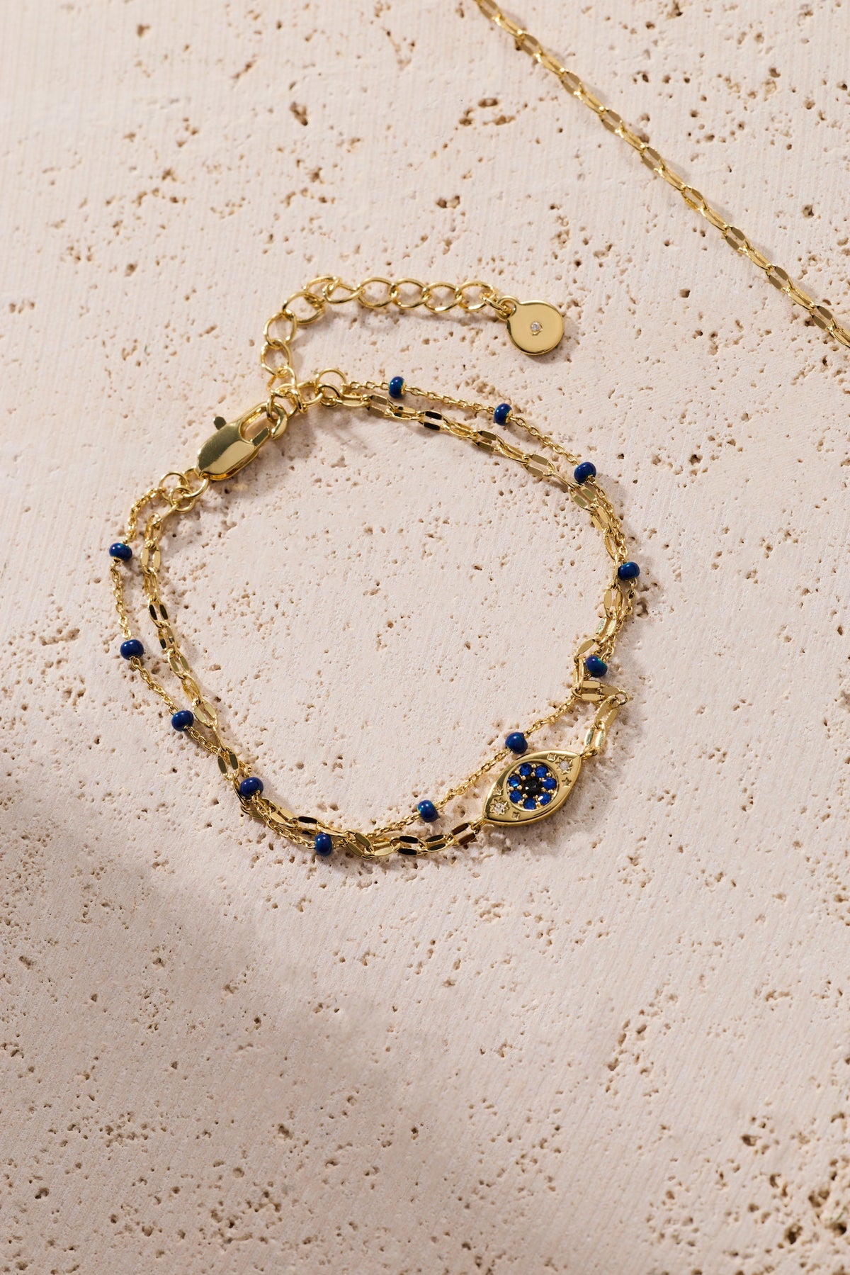Alex and Ani Festival Double Strand Evil Eye Bracelet