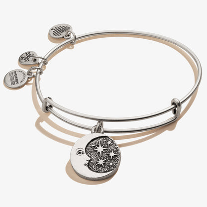 Alex and Ani Moon + Star Charm Bangle Bracelet - Alex and Ani