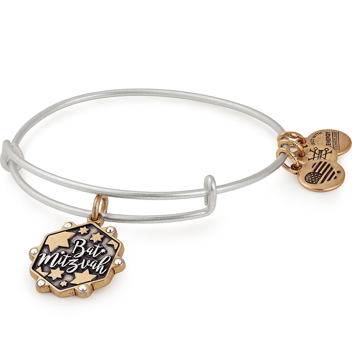 Alex and Ani Bat Mitzvah Two Tone Charm Bangle - Alex and Ani