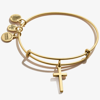 Alex and Ani Cross Charm Bangle Bracelet - Alex and Ani