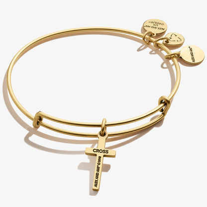 Alex and Ani Cross Charm Bangle Bracelet - Alex and Ani