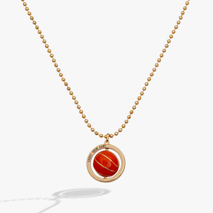 Alex and Ani Basketball Spinner Pendant