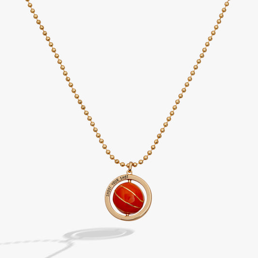 Alex and Ani Basketball Spinner Pendant