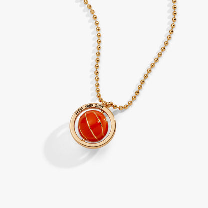Alex and Ani Basketball Spinner Pendant