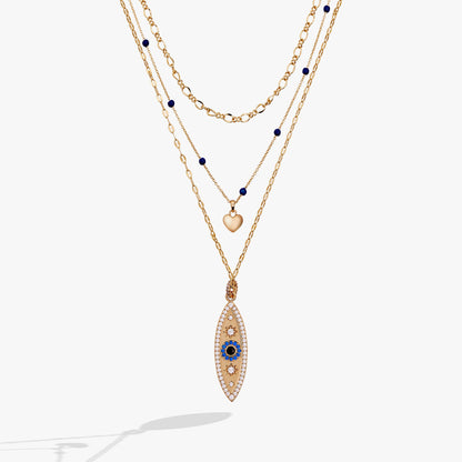 Alex and Ani Festival Stranded Evil Eye Necklace