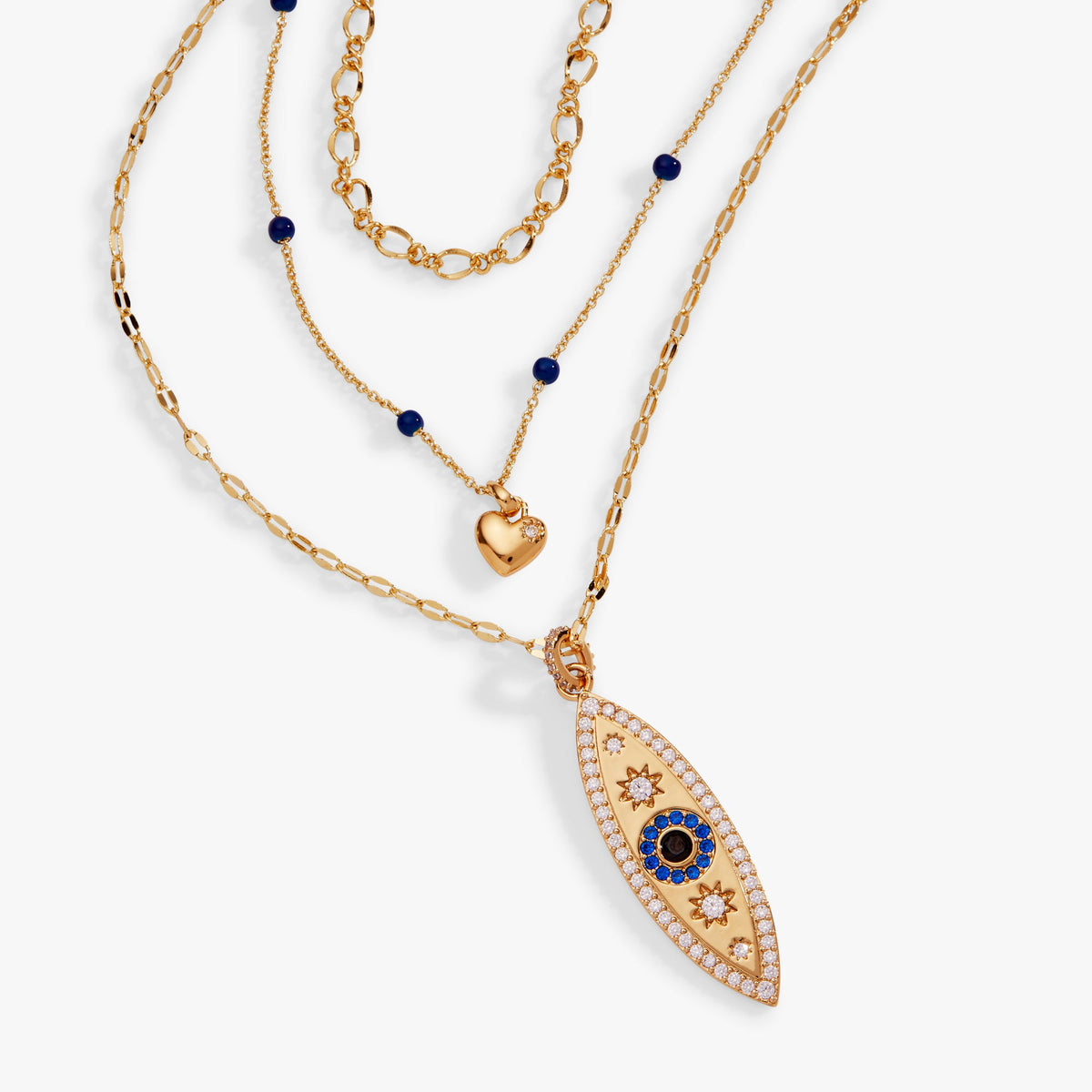 Alex and Ani Festival Stranded Evil Eye Necklace