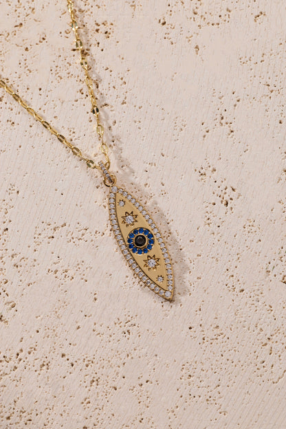 Alex and Ani Festival Stranded Evil Eye Necklace