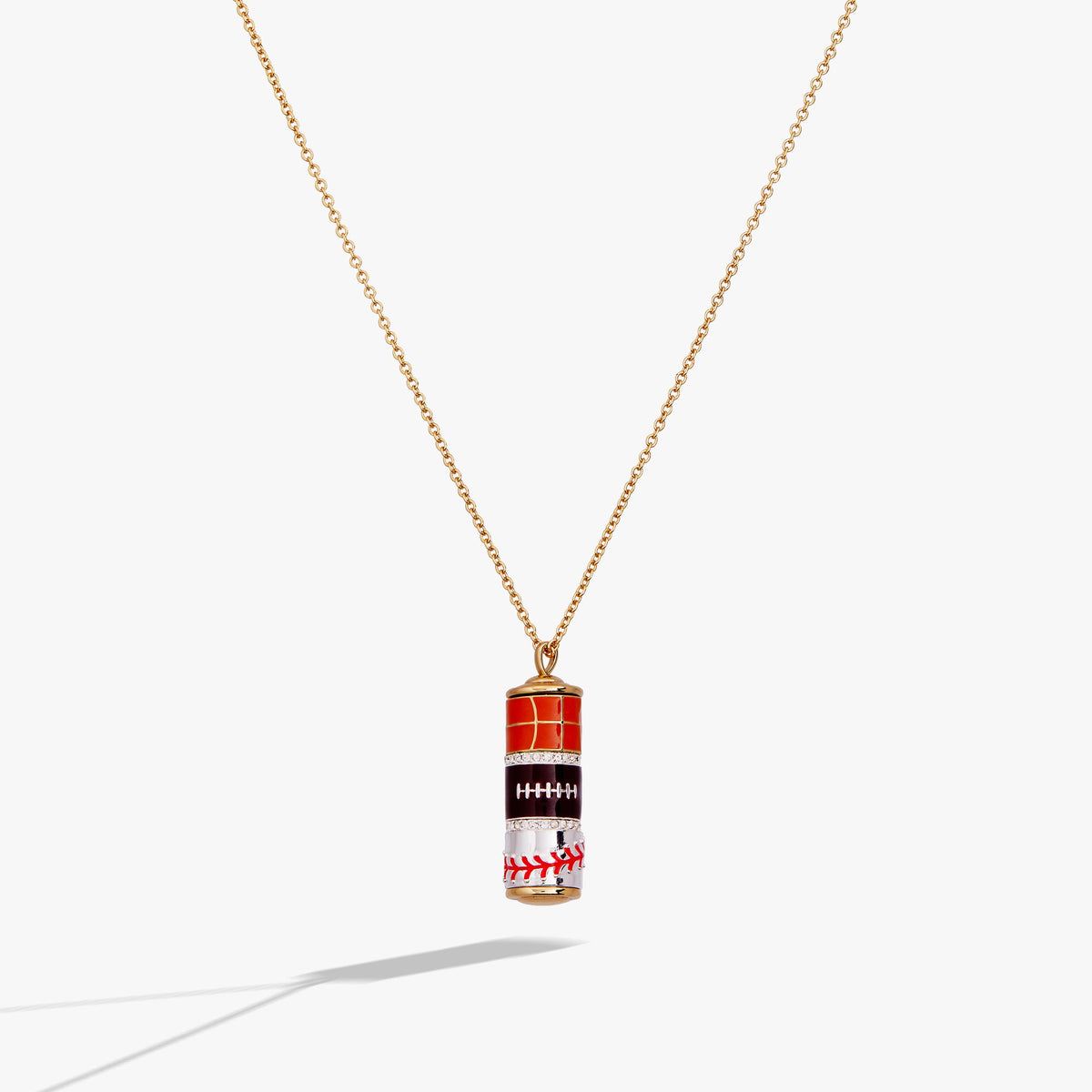 Alex and Ani Game On Spinner Pendant