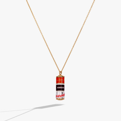 Alex and Ani Game On Spinner Pendant