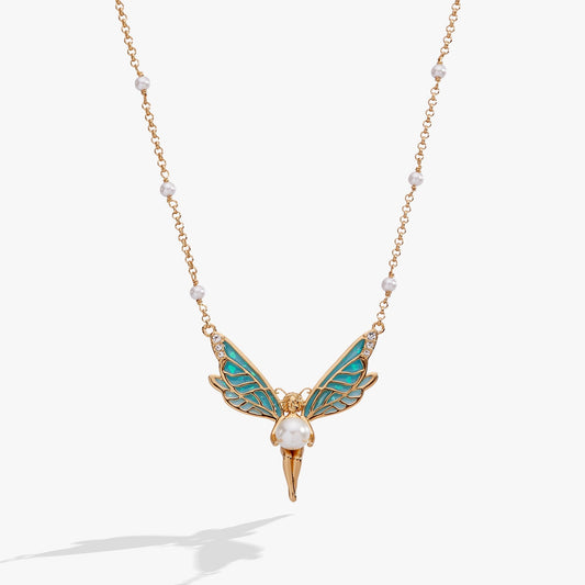 Alex and Ani Fae Wings Fairy Pendant Necklace