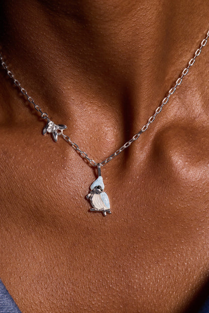 Alex and Ani Tufted Titmouse Necklace