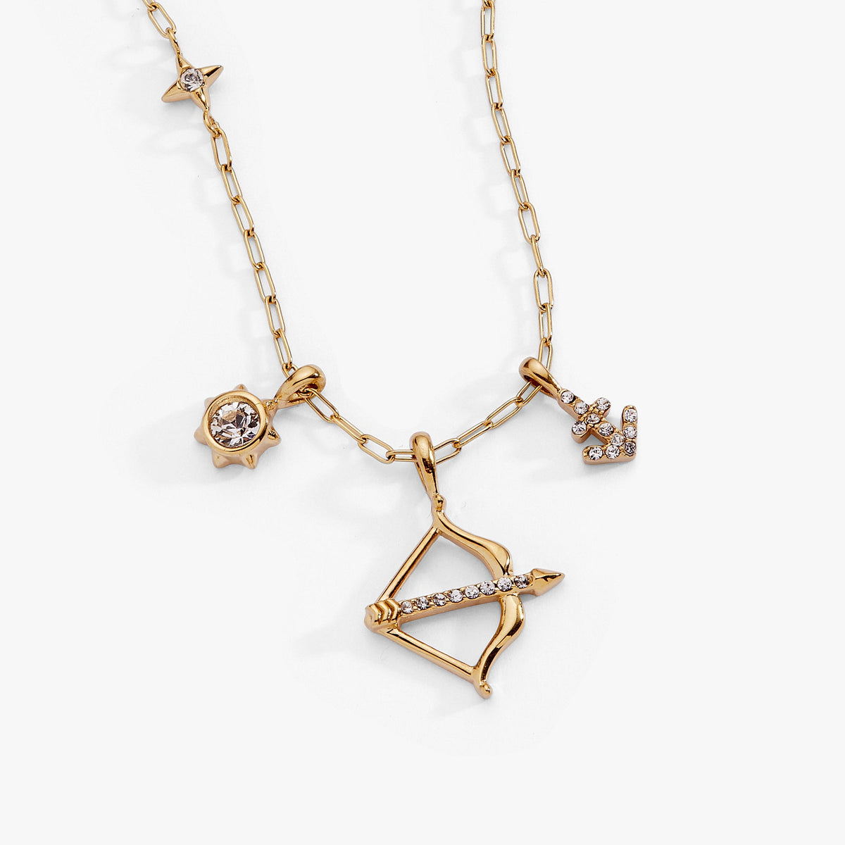 Alex and Ani Sagittarius Charm Cluster Necklace