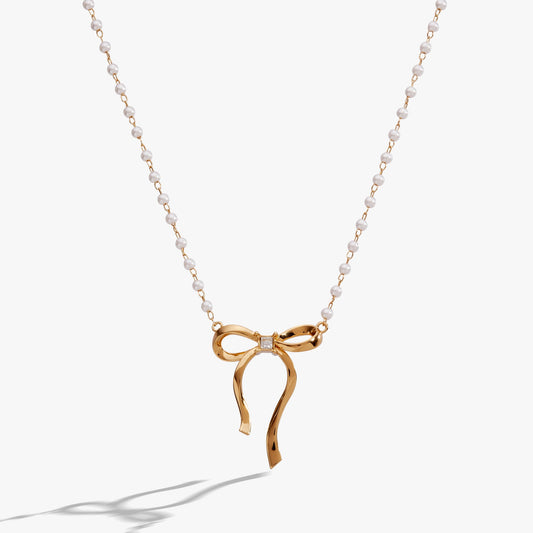 Alex and Ani Pearl Coquette Necklace