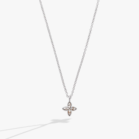 Alex and Ani Crystal Logo Star Necklace