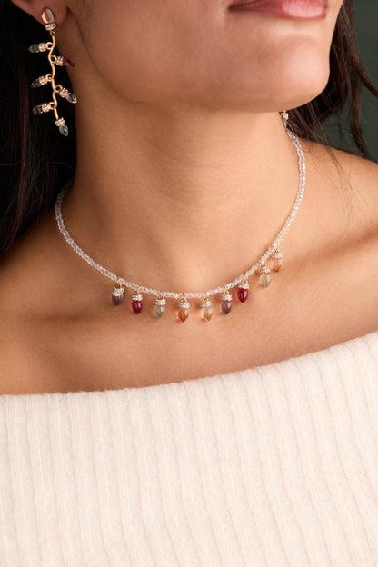 Alex and Ani Light Bulb Beaded Necklace