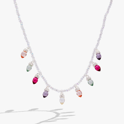 Alex and Ani Light Bulb Beaded Necklace
