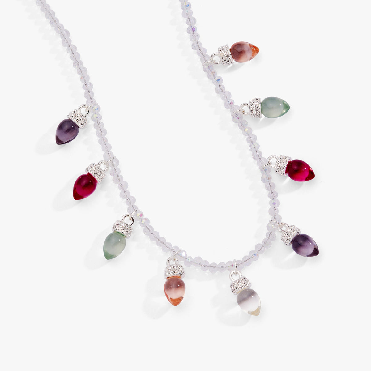 Alex and Ani Light Bulb Beaded Necklace