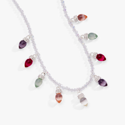 Alex and Ani Light Bulb Beaded Necklace