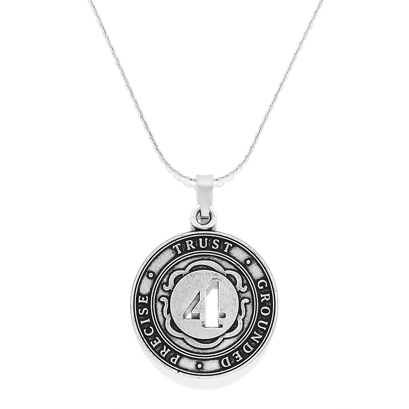 Alex and Ani Number 4 Necklace, Expandable - Alex and Ani