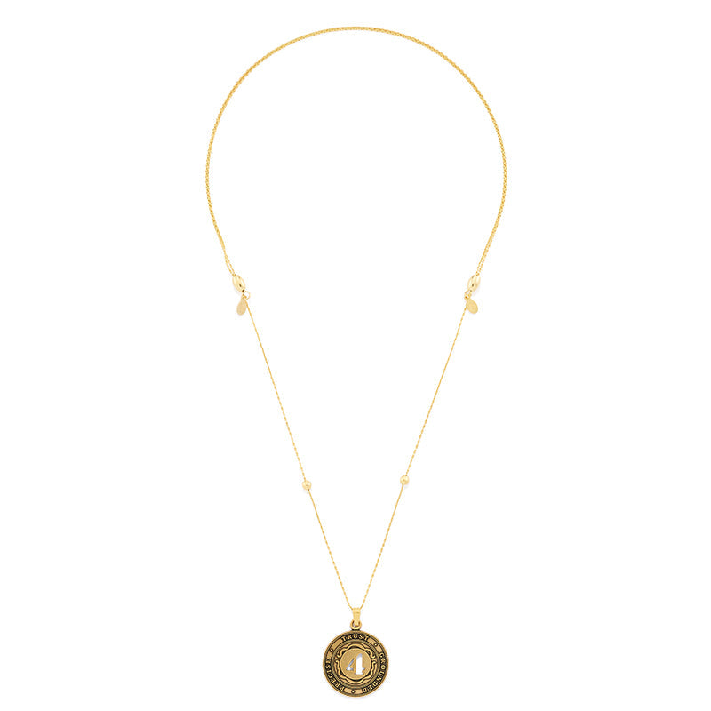 Alex and Ani Number 4 Necklace, Expandable - Alex and Ani