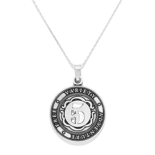 Alex and Ani Number 5 Necklace, Expandable - Alex and Ani