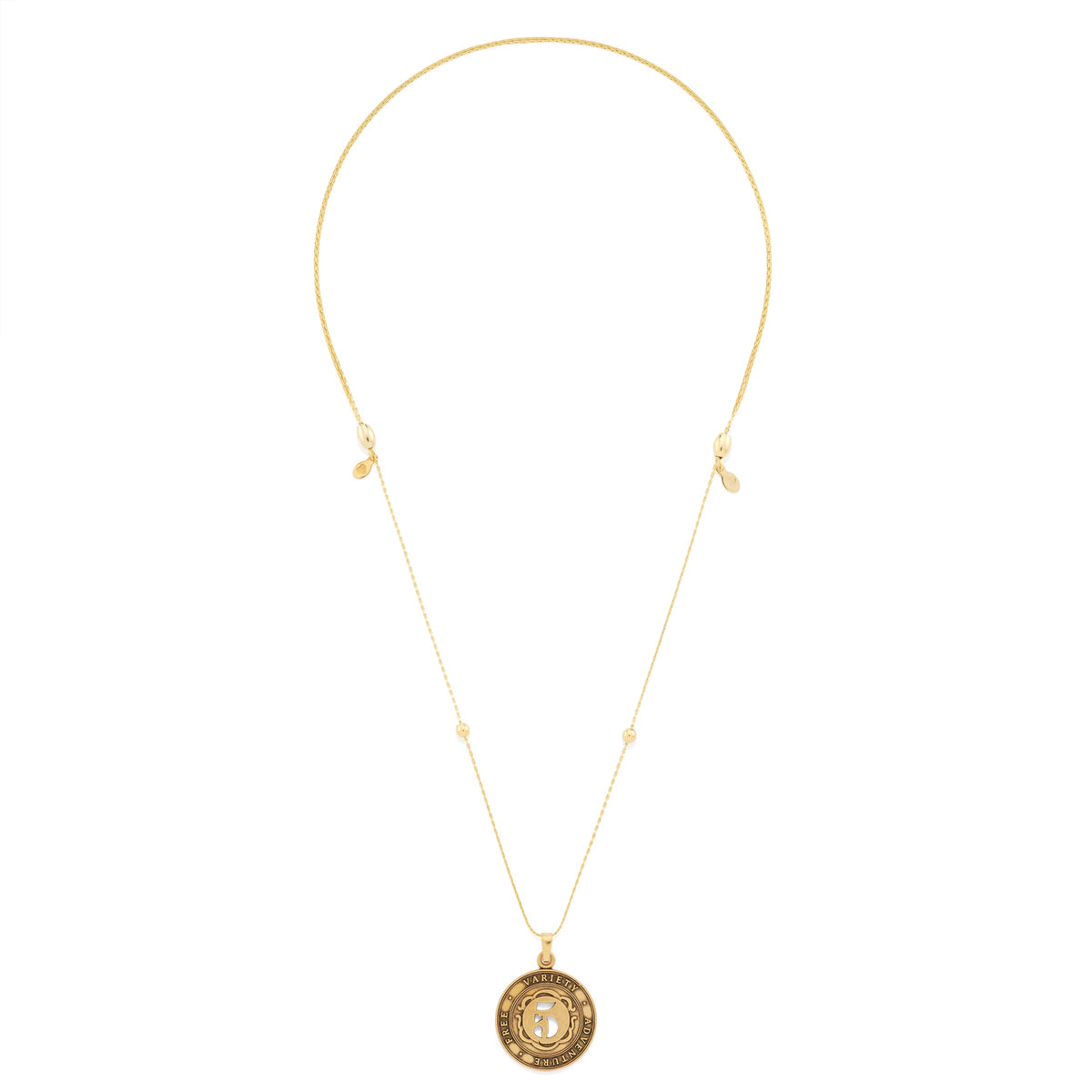 Alex and Ani Number 5 Necklace, Expandable - Alex and Ani
