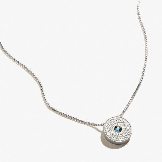 Alex and Ani Evil Eye Crystal Charm Necklace - Alex and Ani
