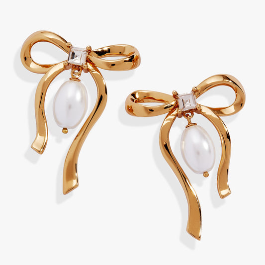 Alex and Ani Pearl Coquette Statement Drop Earring