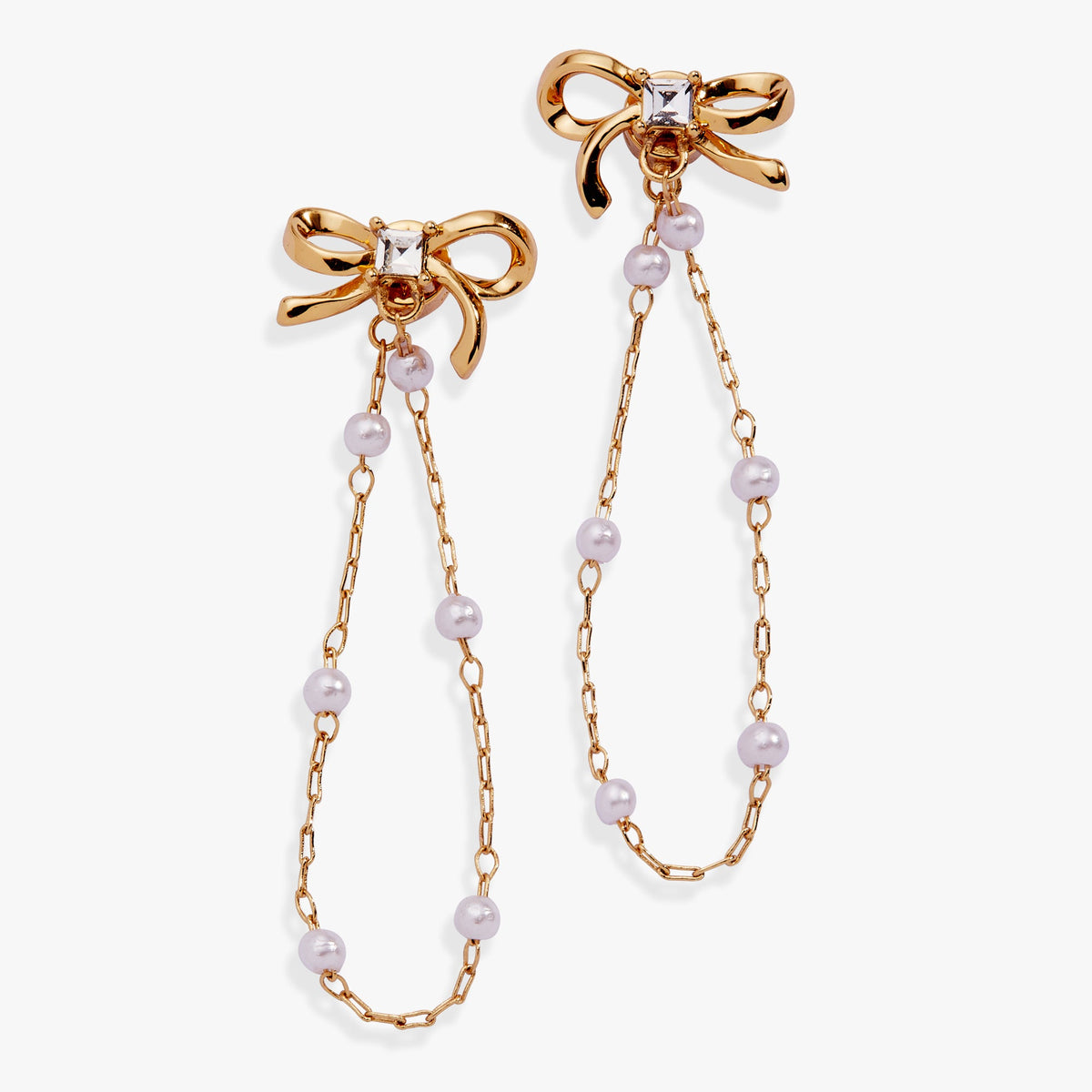 Alex and Ani Pearl Coquette Front to Back Earring