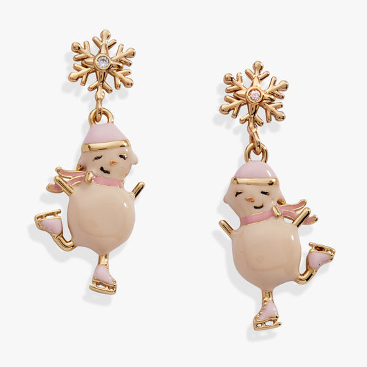 Alex and Ani Winter Wonderland Snowman Drop Earring