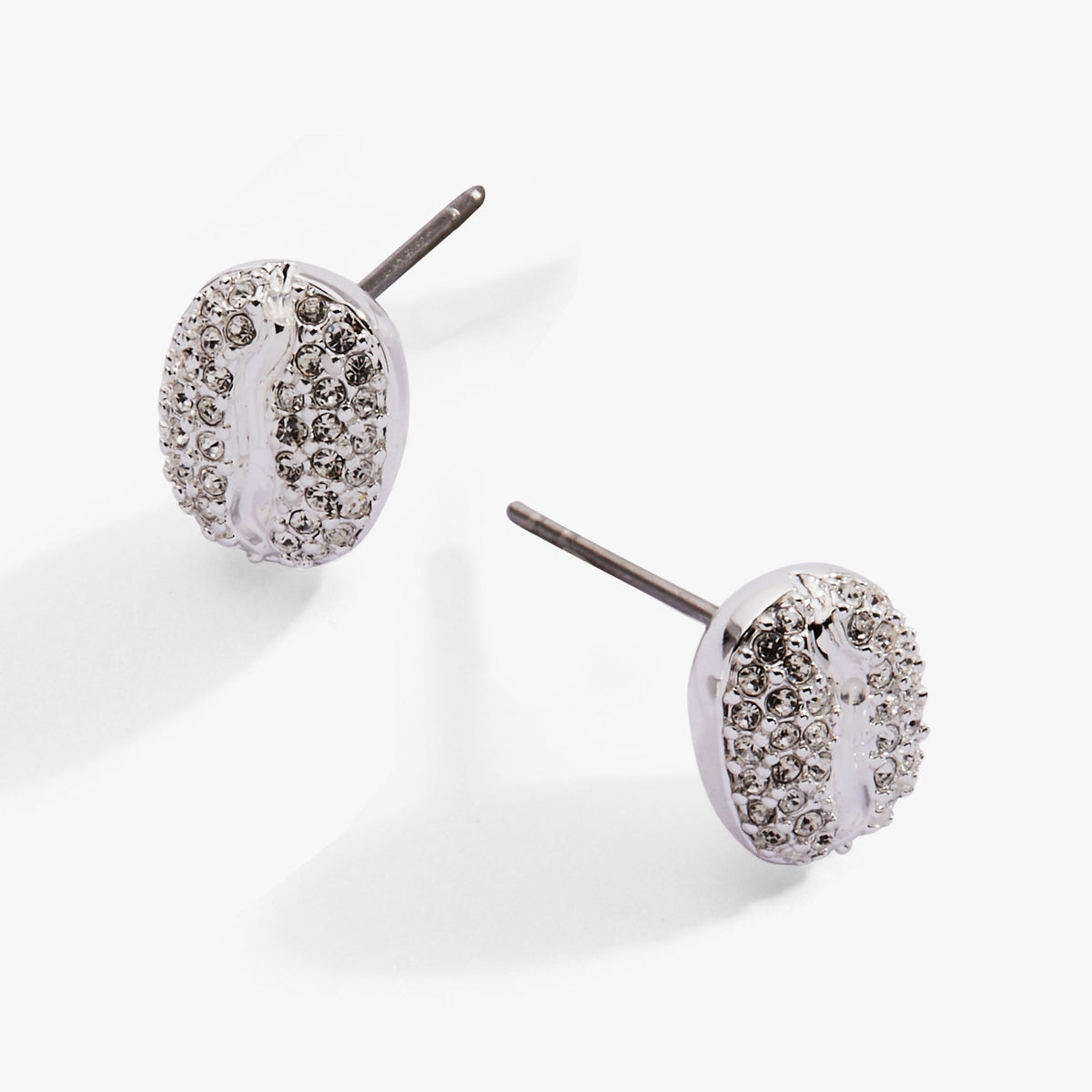 Alex and Ani Coffee Bean Pave Stud Earring