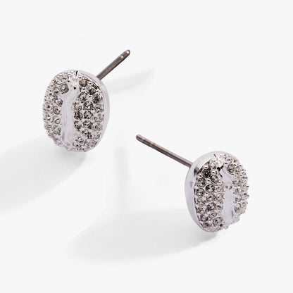 Alex and Ani Coffee Bean Pave Stud Earring